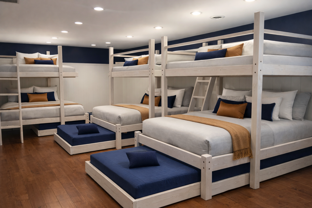 Beach House Quad Bunk Bed