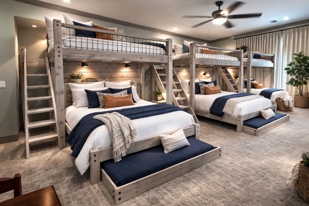 Florida Ranch House Single Or Quad Bunk Bed