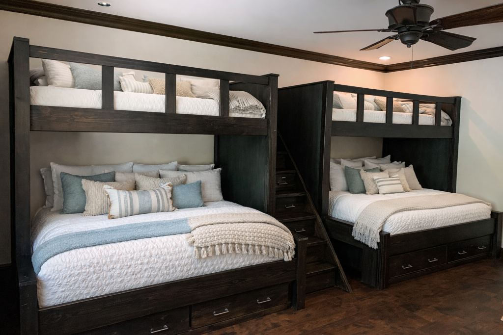 Lake House Custom Single Or Quad Bunk Bed | Park City Bunk Beds