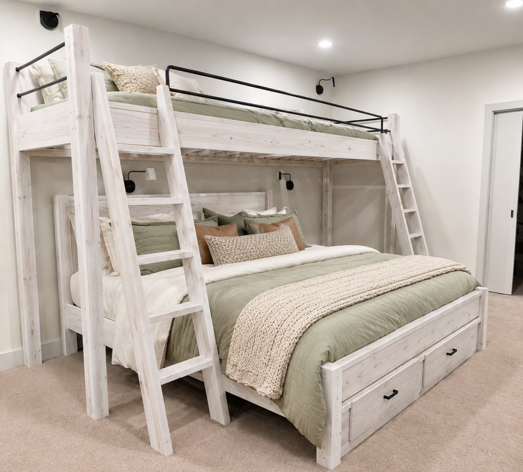 Rosemary Beach Triple Bunk Bed