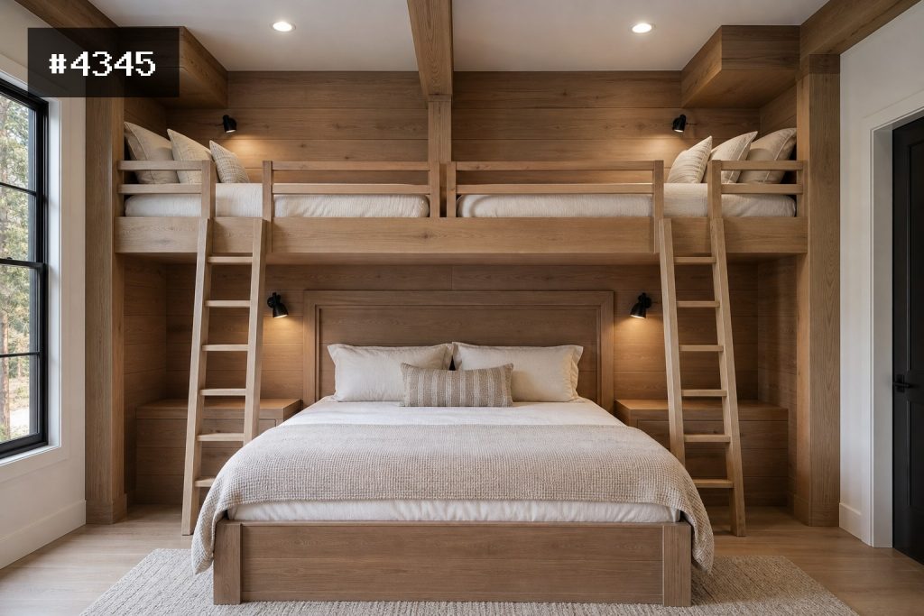 Built-In Mountain Bunk Wall