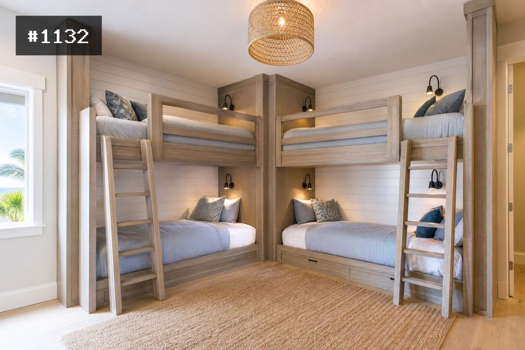 Built-In Mountain Bunk Wall #1132