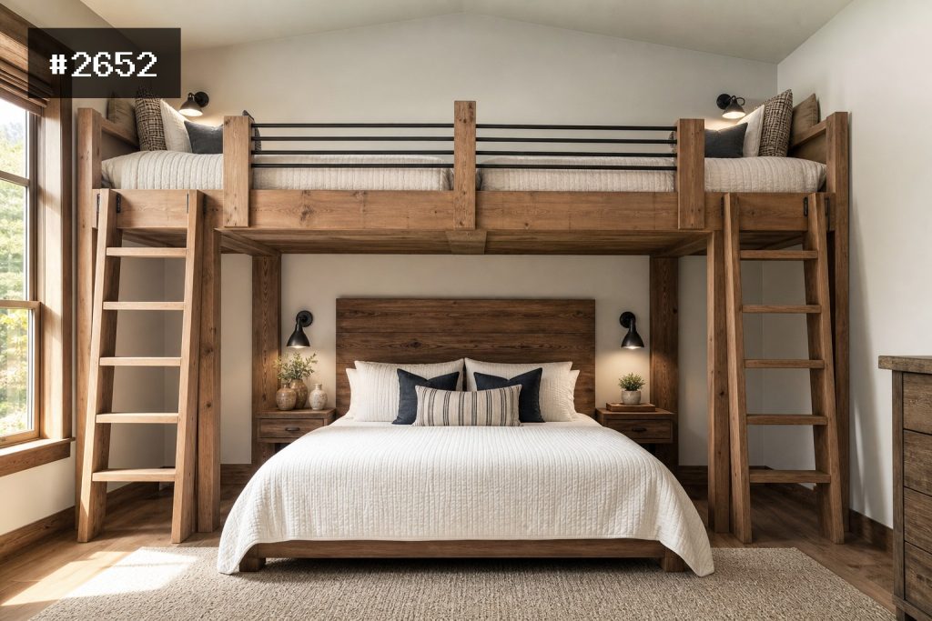 Traditional Triple-Stack Bunk