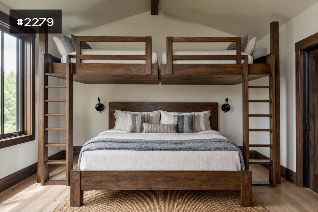 Triple Bunk with Queen Below