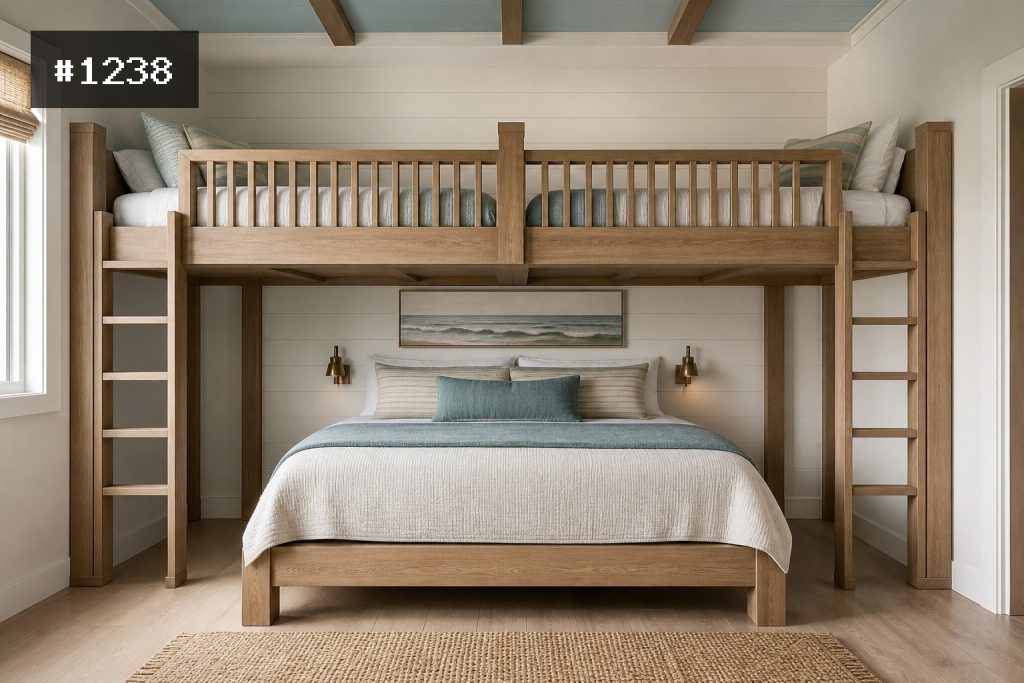 Triple Bunk with Queen Below