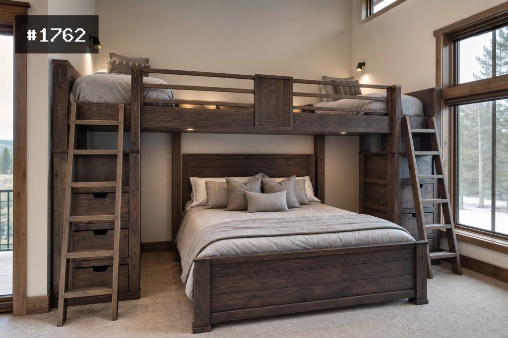 Full over Queen Storage Bunk #1762