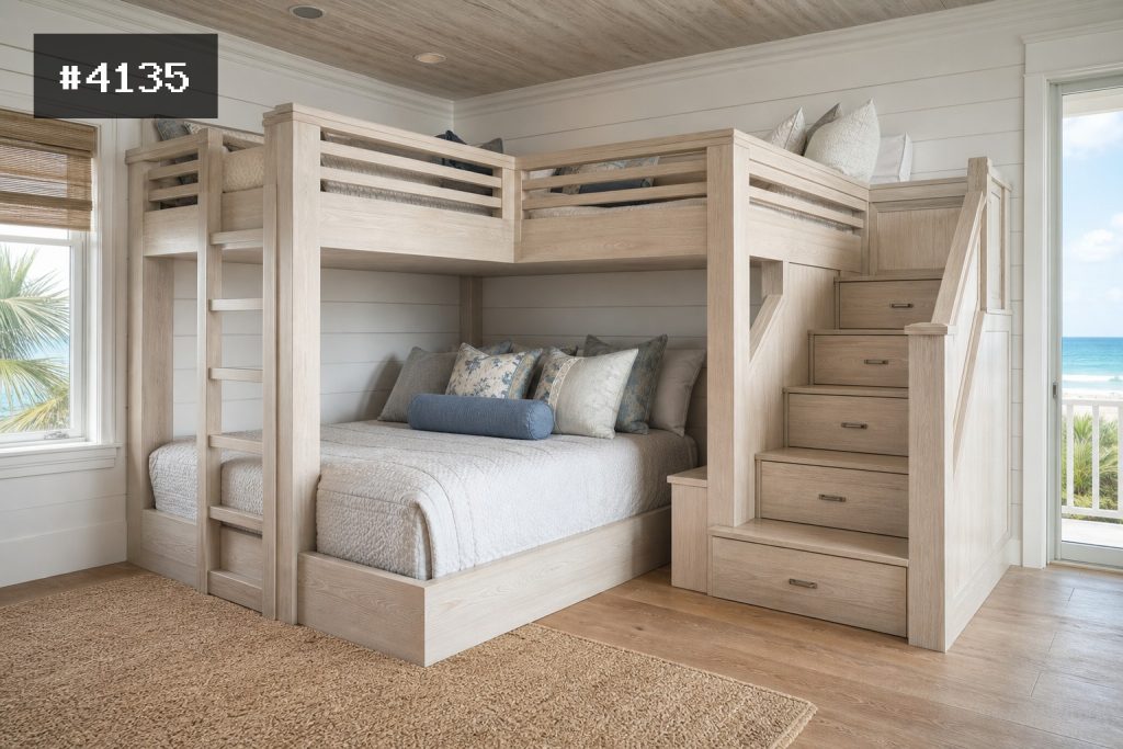 Full over Queen Storage Bunk #4135